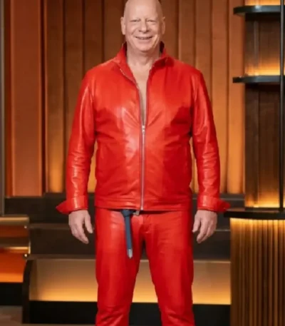 The Roast of Jeff Ross Red Leather Jacket