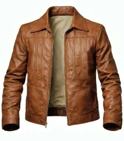 The Romantic Bruno Mars Brown Leather Jacket
