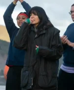 The Traitors Claudia Winkleman Black Hooded Jacket