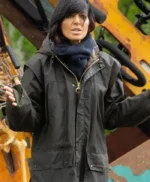The Traitors Claudia Winkleman Black Hooded Jacket