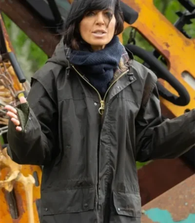 The Traitors Claudia Winkleman Black Hooded Jacket
