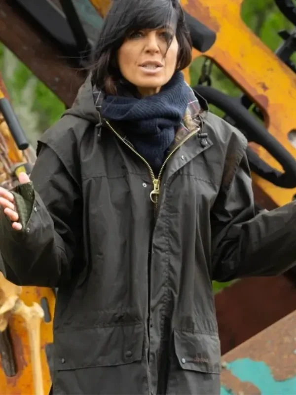The Traitors Claudia Winkleman Black Hooded Jacket