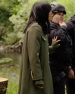 The Traitors Claudia Winkleman Green Coat