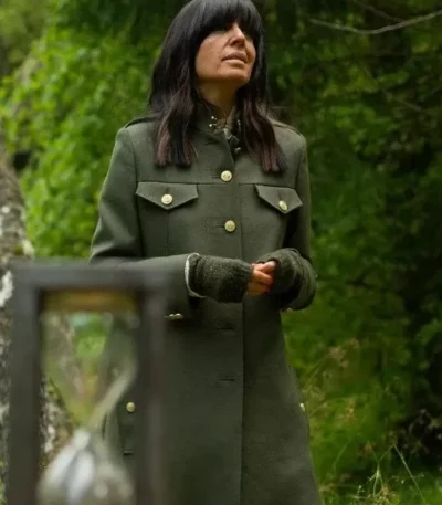 The Traitors Claudia Winkleman Green Coat