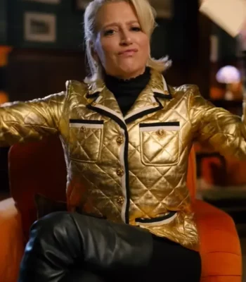 The Traitors S04 Dorinda Medley Golden Jacket