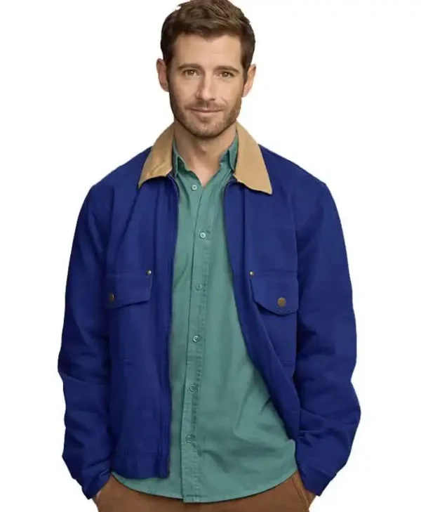 The Twelve Dates Til Christmas Julian Morris Blue Jacket