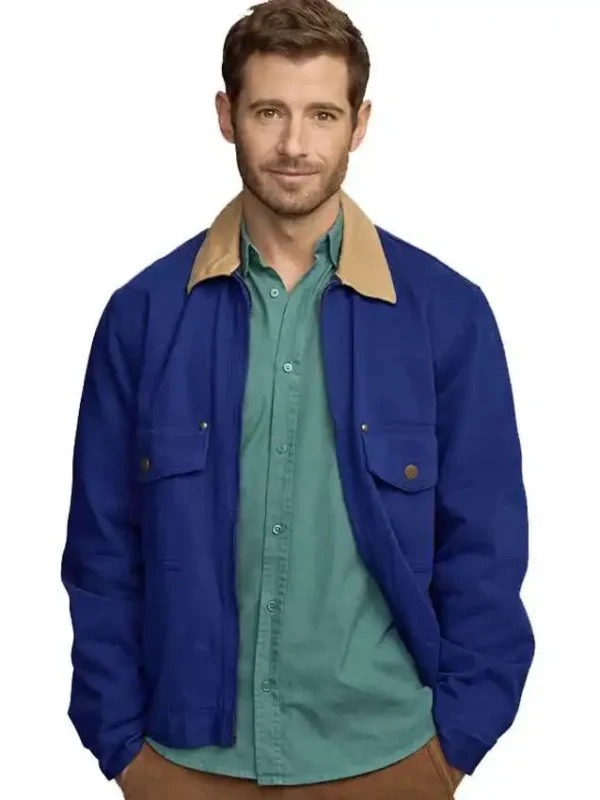 The Twelve Dates Til Christmas Julian Morris Blue Jacket