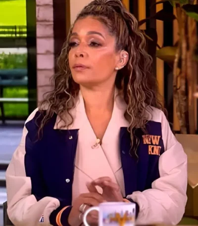 The View Sunny Hostin NY Knicks Jacket