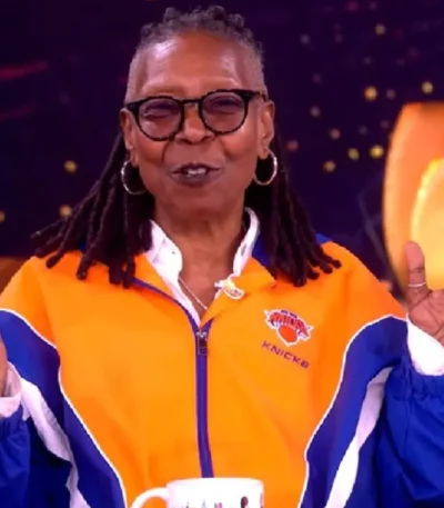 The View Whoopi Goldberg NY Knicks Jacket