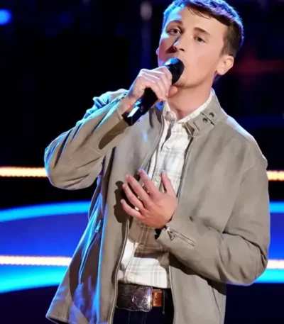 The Voice S24 Dylan Carter Grey Jacket