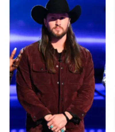 The Voice S29 Jared Shoemaker Suede Jacket