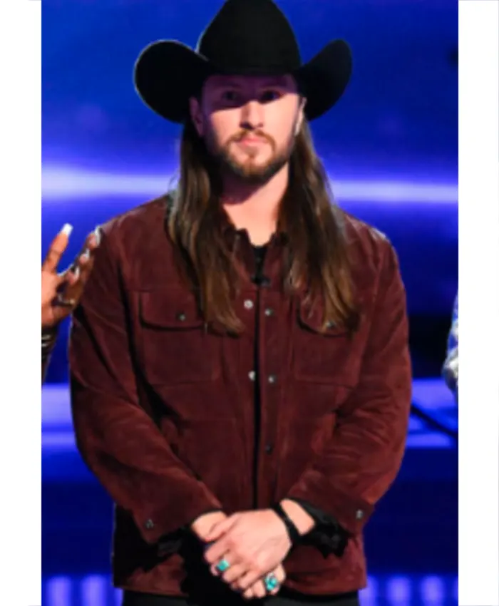 The Voice S29 Jared Shoemaker Suede Jacket The Voice S29 Jared Shoemaker Suede Jacket