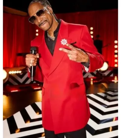 The Voice Snoop Dogg Red Blazer