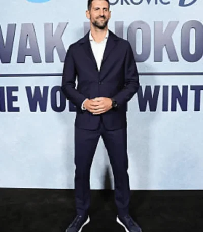The Wolf In Winter Novak Djokovic Navy Suit