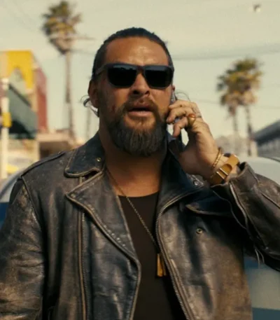 The Wrecking Crew Jason Momoa Distressed Leather Jacket