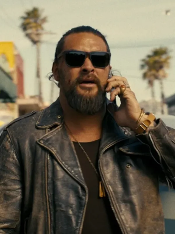 The Wrecking Crew Jason Momoa Distressed Leather Jacket