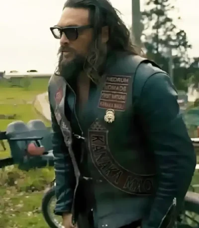 The Wrecking Crew Jason Momoa Leather Vest