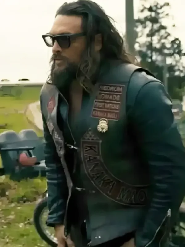The Wrecking Crew Jason Momoa Leather Vest
