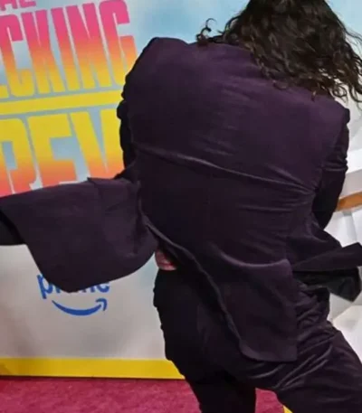 The Wrecking Crew Jason Momoa Purple Blazer