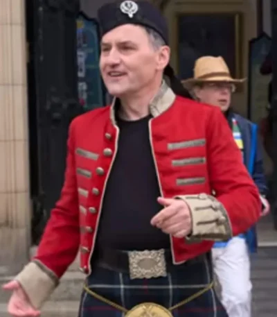 Thomas A Castle for Christmas Red Costume Jacket