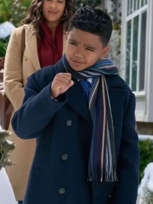 Tidings for the Season Elijah-Justus Lewis Blue Peacoat