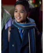 Tidings for the Season Elijah-Justus Lewis Blue Peacoat