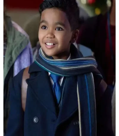 Tidings for the Season Elijah-Justus Lewis Blue Peacoat