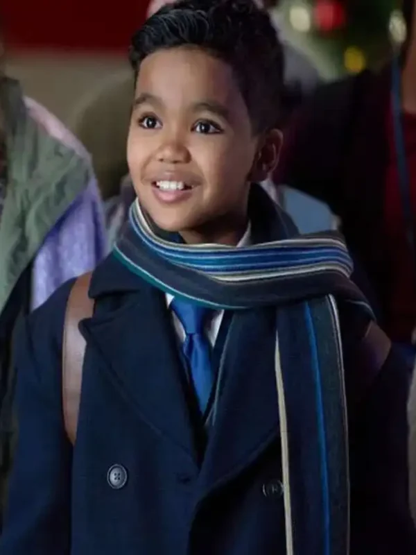 Tidings for the Season Elijah-Justus Lewis Blue Peacoat