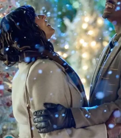 Tidings for the Season Tamera Mowry-Housley Wool Coat
