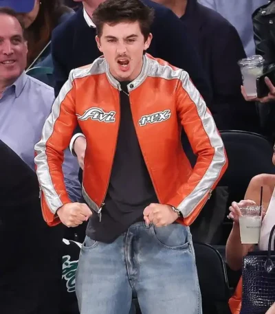 Timothée Chalamet Avirex Leather Jacket