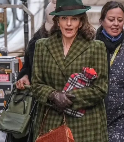 Tina Fey A Haunting In Venice trench Coat