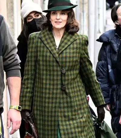 Tina Fey A Haunting In Venice trench Coat