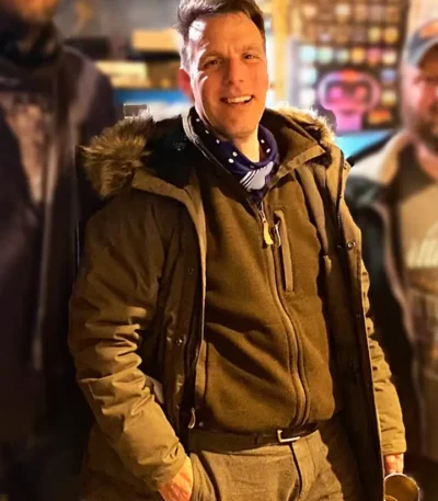 Toby Meakins Choose or Die Shearling Hooded Jacket