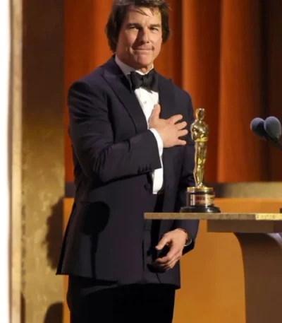 Tom Cruise Oscar Black Suit