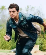 Tom Holland Chaos Walking 2021 Blue Denim Jacket