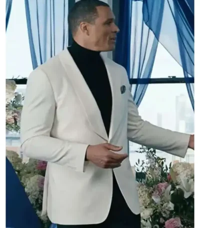 Tony Gonzalez Elsbeth S03 White Blazer