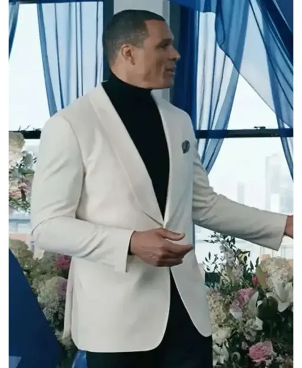Tony Gonzalez Elsbeth S03 White Blazer