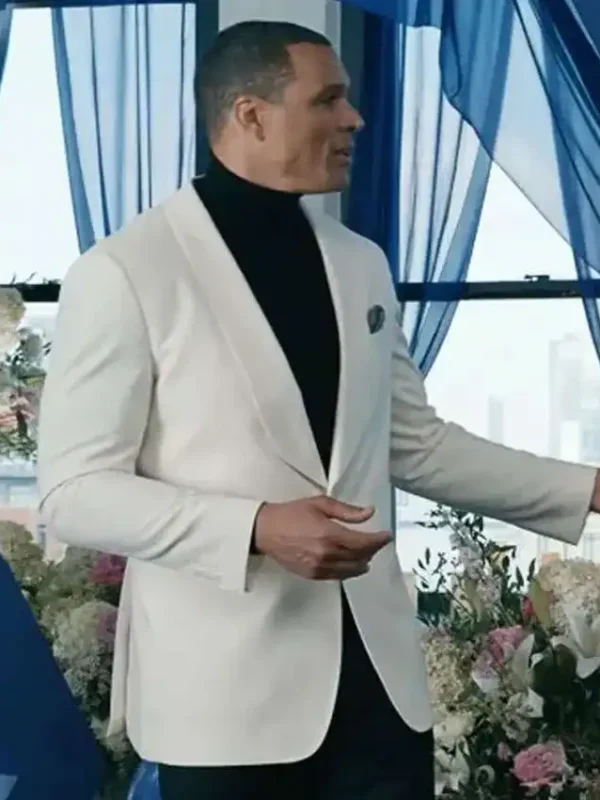 Tony Gonzalez Elsbeth S03 White Blazer