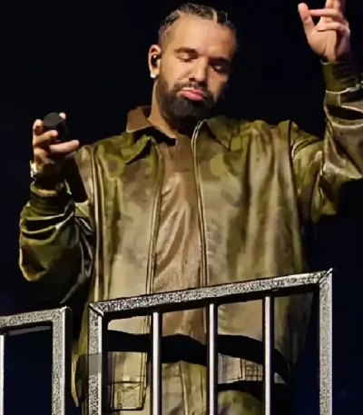 Toronto Drake Camo Leather Jacket