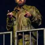 Toronto Drake Camo Leather Jacket
