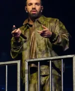 Toronto Drake Camo Leather Jacket