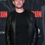 Trevor Donovan Wolf Hound Black Leather Jacket