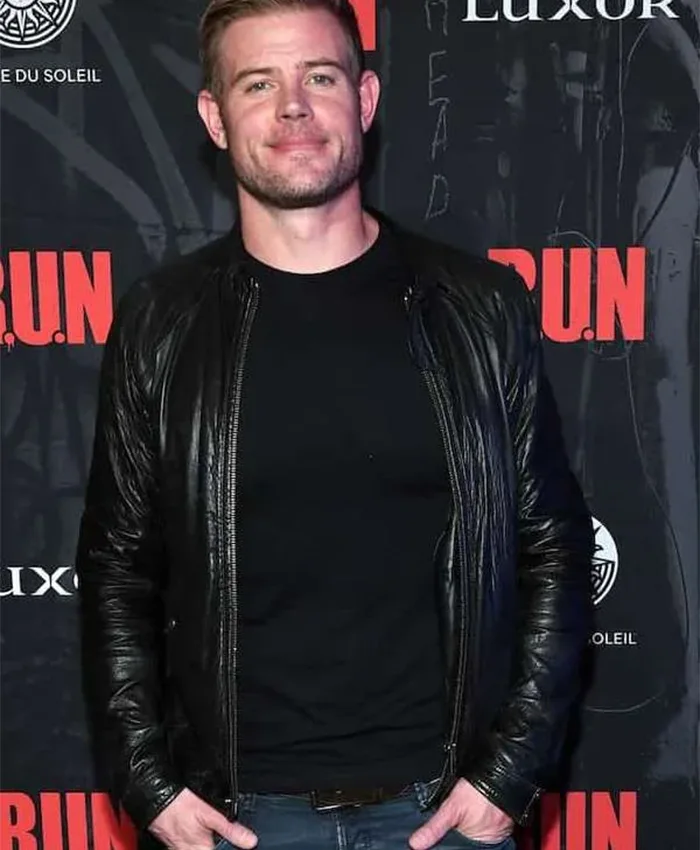 Trevor Donovan Wolf Hound Black Leather Jacket Trevor Donovan Wolf Hound Black Leather Jacket