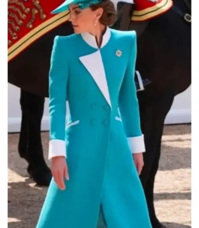 Trooping The Colour Kate Middleton Blue Coat