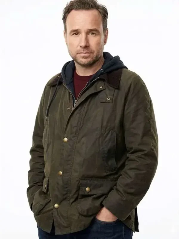 Trying Jason Ross Green Jacket