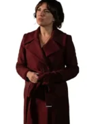 Trying S03 Nikki Newman Wool Trench Coat