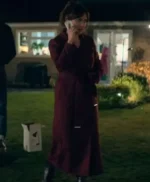 Trying S03 Nikki Newman Wool Trench Coat