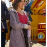 Trying S05 Nikki Newman Purple Hooded Coat
