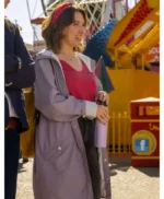Trying S05 Nikki Newman Purple Hooded Coat