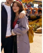 Trying S05 Nikki Newman Purple Hooded Coat
